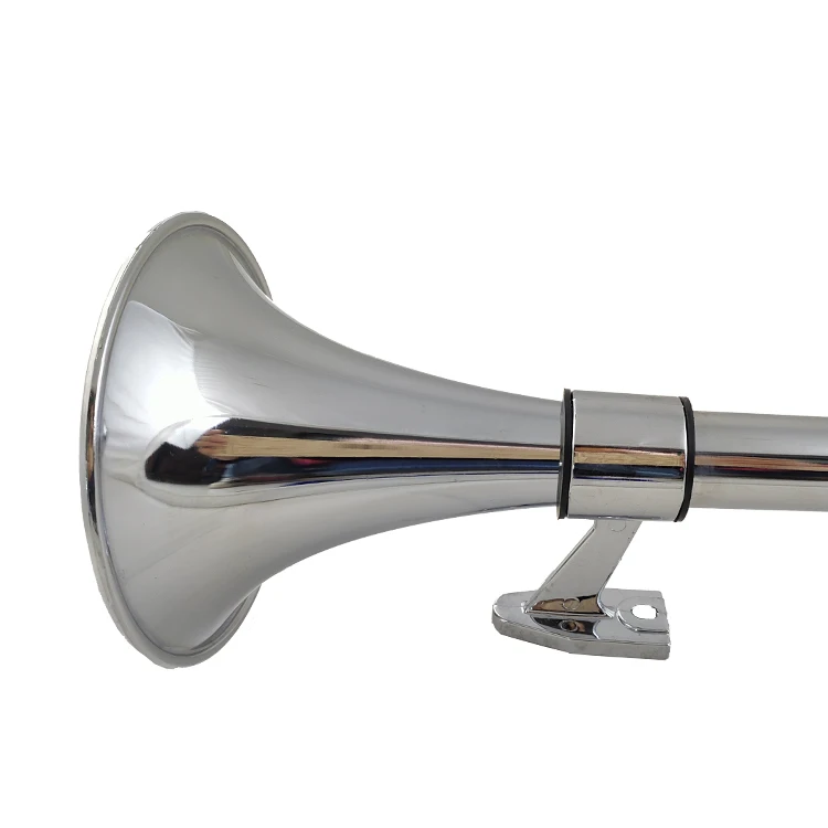 Zinc alloy 110-120 dB Single Trumpet Speaker 12V 24v Electric Air Train Horn Compressor For Car Truck