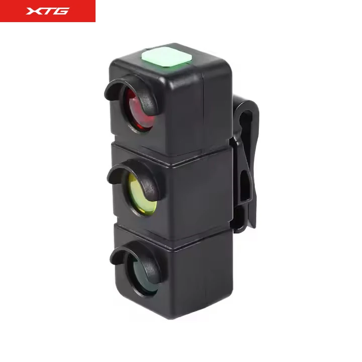 XUNTING Safety Warning Light 3 Color Waterproof USB Rechargeable 7 Modes Flashing Night Riding Hiking Bicycle Lights