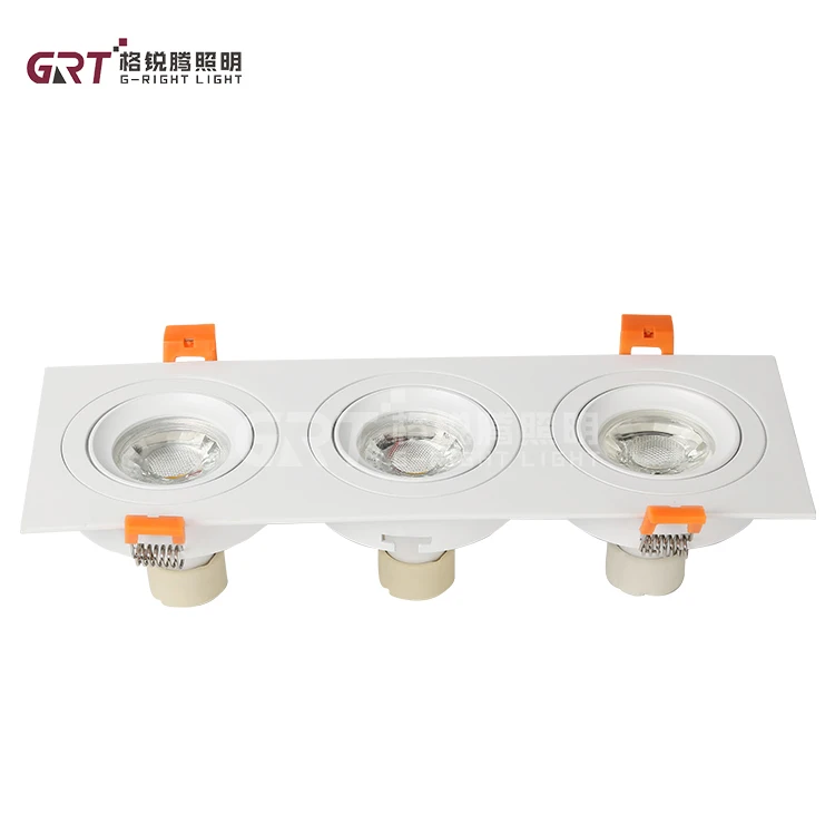 High Power Recessed Ceiling Surface Mounted Customizable Wattage Embedded COB GU10 LED Down Lamp