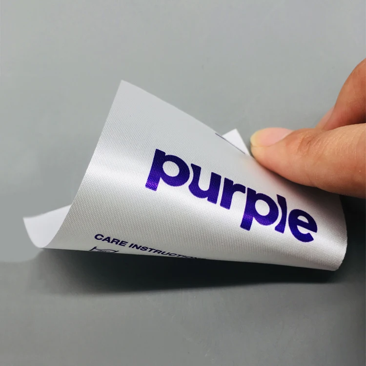 manufacture clothing label satin print labels