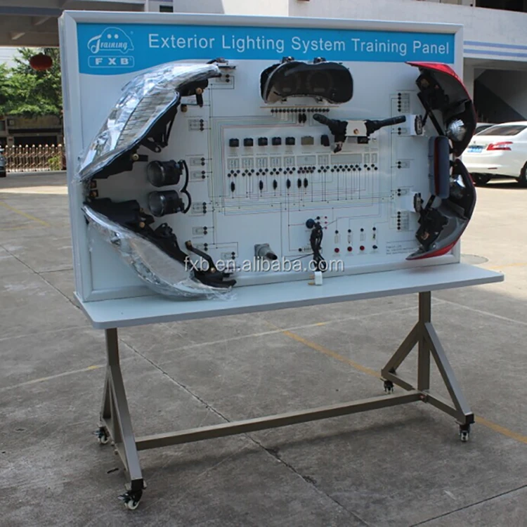Exterior Lighting System Training Panel educational equipment automobile electronics lab kit