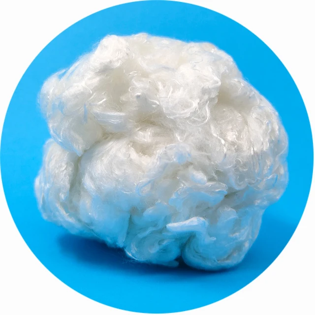 1.2D 38MM Raw White Bamboo Fiber for Spinning