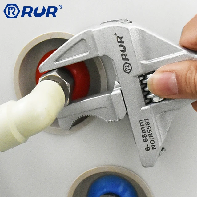 Multifunctional faucet bathroom Spanner tools Aluminum alloy adjustable wrench spanner