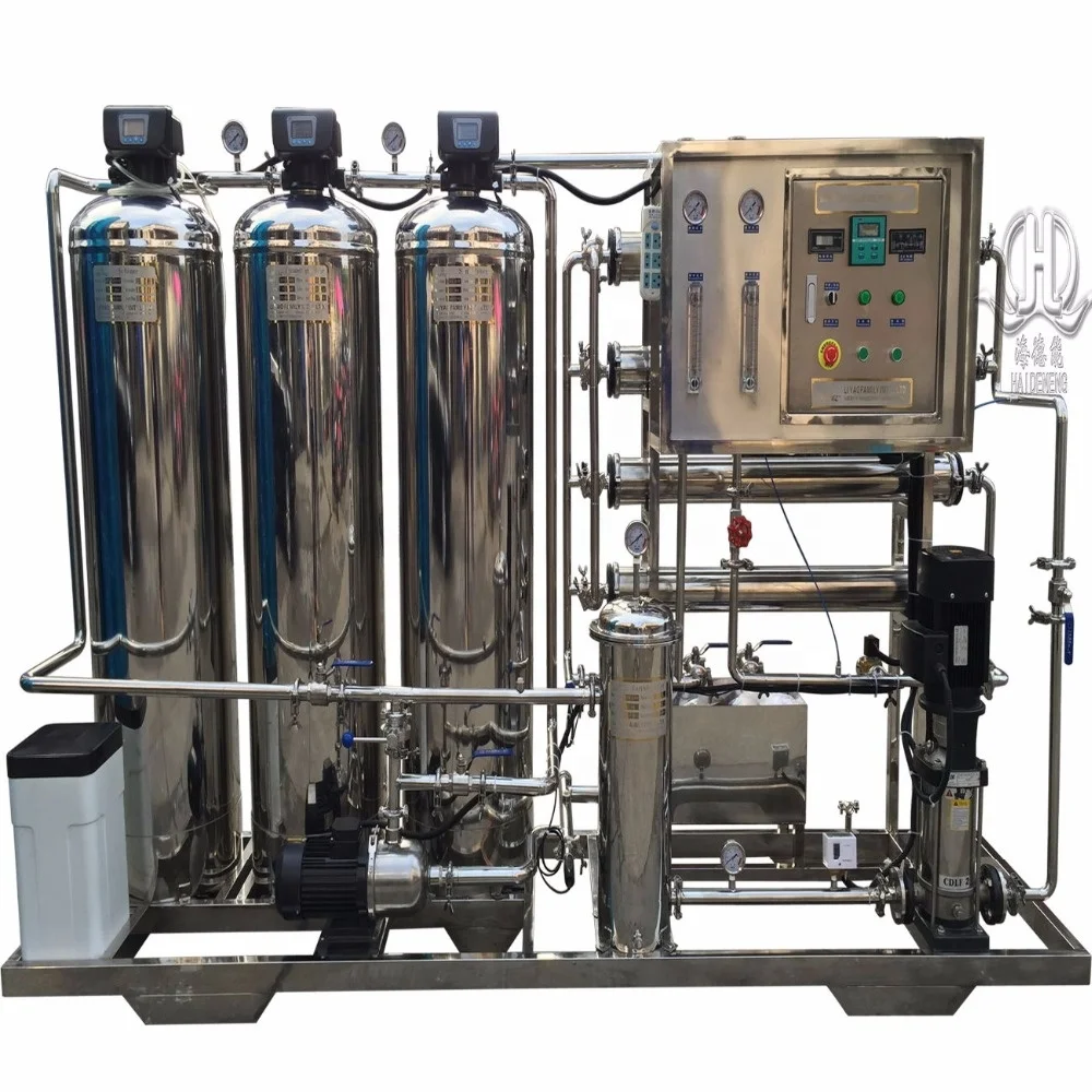 1000L/H одноступенчатая RO передвижная установка для очистки воды с обратным осмосом