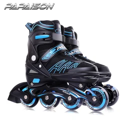Wholesale Popular super size inline skates kids girls adults inline roller skates with Pu wheels and best price