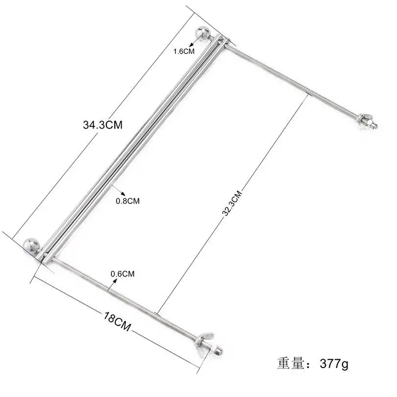 BDSM Stainless Steel Simple Nipple Clamp Sex Bondage Game Female Nipple Clamp Breast Stimulation Tool