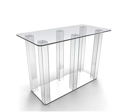 Customized Acrylic High Transparency Plastic Church Holy Communion Table Meeting Table Work Table