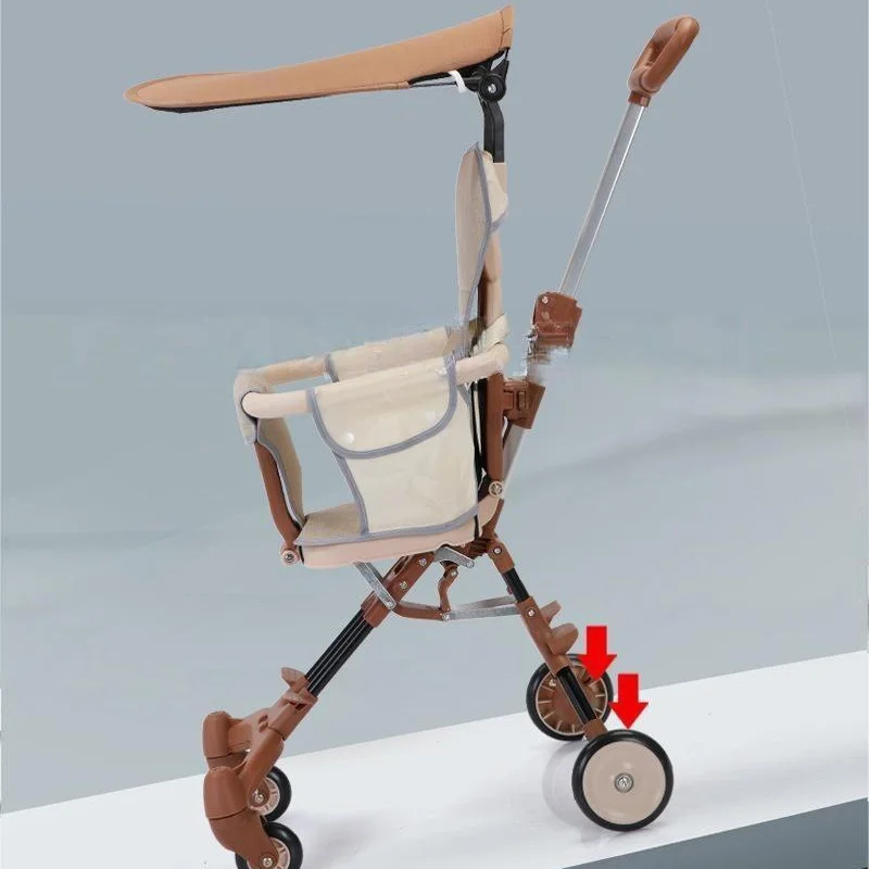 Cheap Simple Activity Portable Baby Push Sunshade Stroller Kid Carts Trolley Pram Carriage For 1-3 Years Old