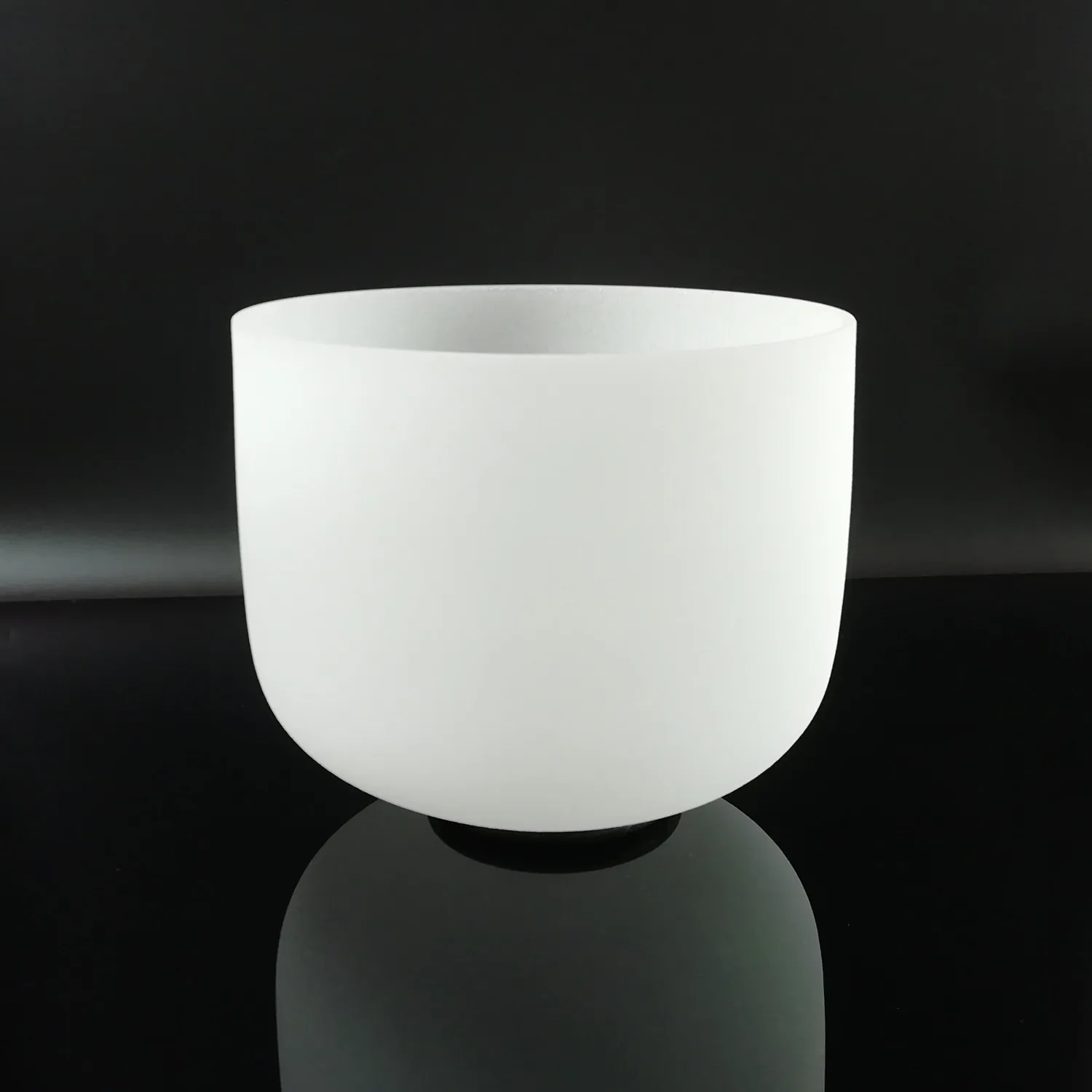 528 Hz Perfect Pitch Classic Frosted Quartz Crystal Singing Bowl for Pure and Peaceful
