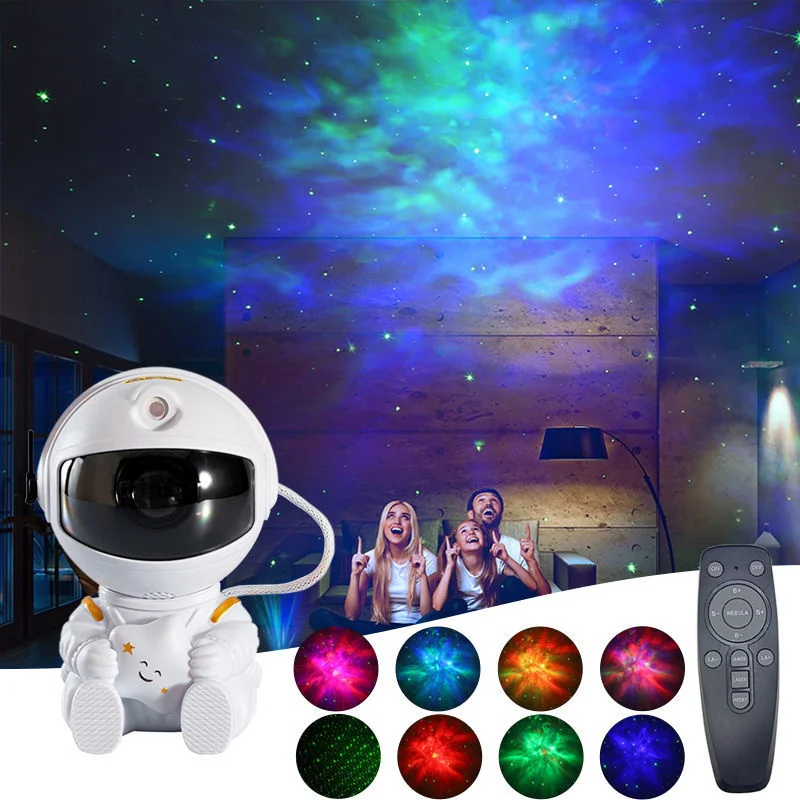 2023 NEW Astronaut Projector Starry Sky Galaxy Stars Projector Night Light LED Lamp for Bedroom Room Decor Decorative Nightlight