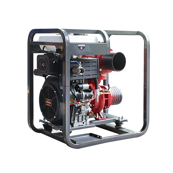 Hiearns DP60HCIE high flow high-pressure cast iron pump, single cylinder air-cooled diesel engine