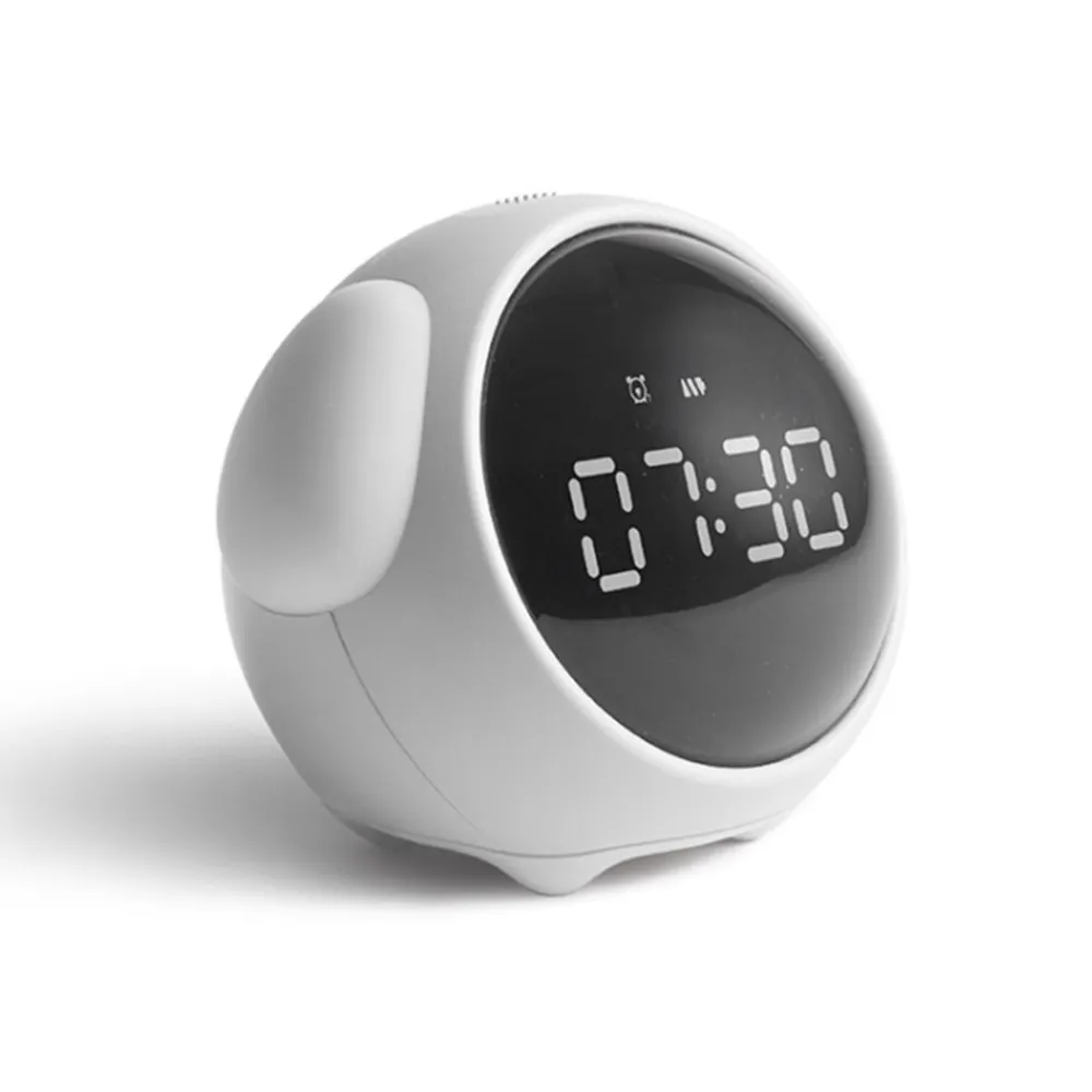 KH-CL009 Pet Hotel Baby Toddler Sleep Alarm Table Cartoon Night Light Clock