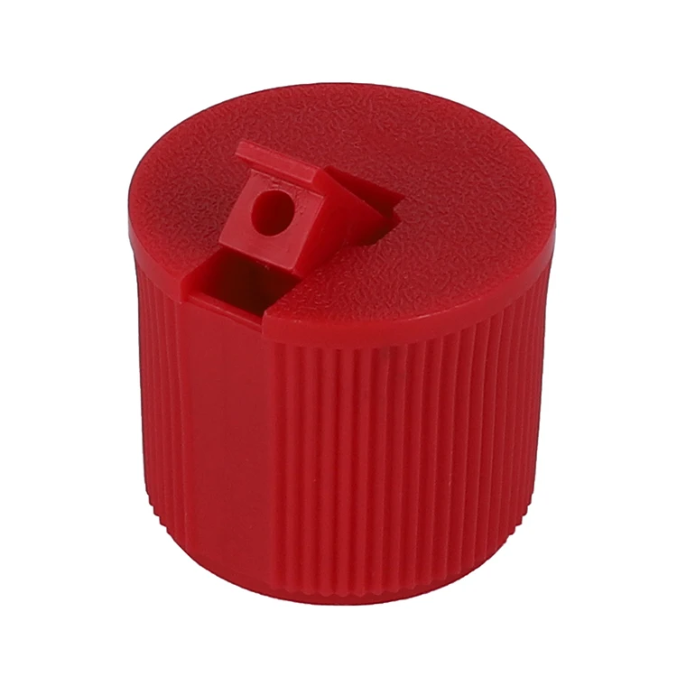 28/415 Red Turret cover PP Eco-Friendly Plastic Turret Cap Customized Plastic Twist Cap Twist Top Cap