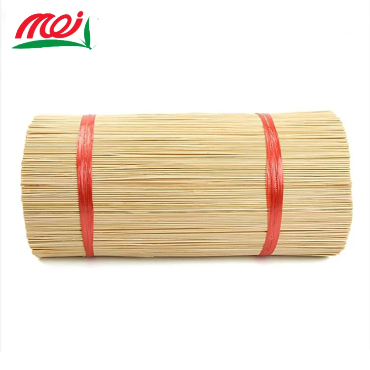 China  made standard size 1.3mm raw bamboo stick for making incense agarbatti