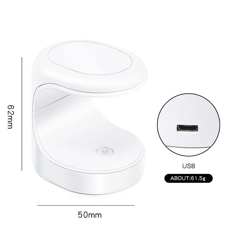 Wholesales Nail Dryer Mini Lamp Uv Led Portable Usb Small White Single Finger