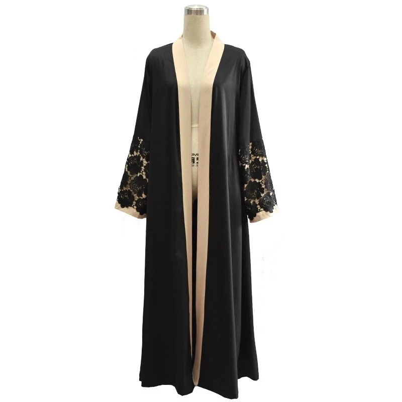 CMX242  Latest New Designs Embroidery Cardigan Islamic Clothing Fashion Front Open Kimono Arabic Style  Abaya Dubai