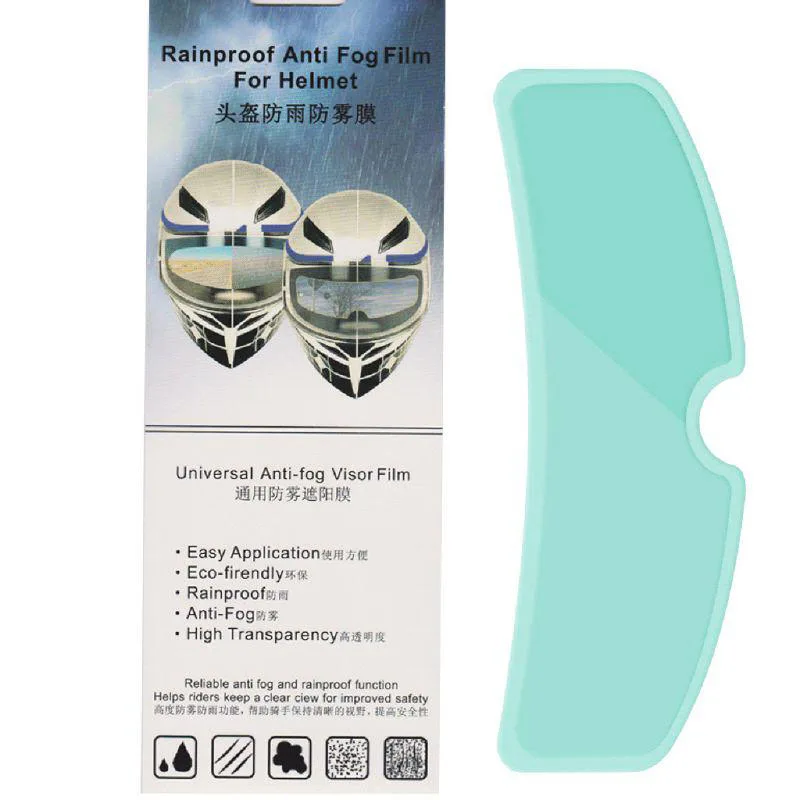 235mm*70mm waterproof anti Fog Motorcycle Helmet Screen Film Rainproof Helmet Screen Protector sticker