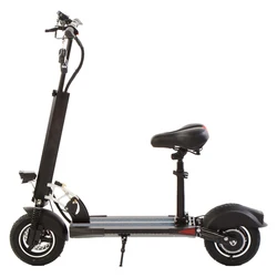 Alibaba seat Electric Adult Scooter 10 Inch Foldable Adult With Suspensions EU UK Warehouse Stock Drop Shipping