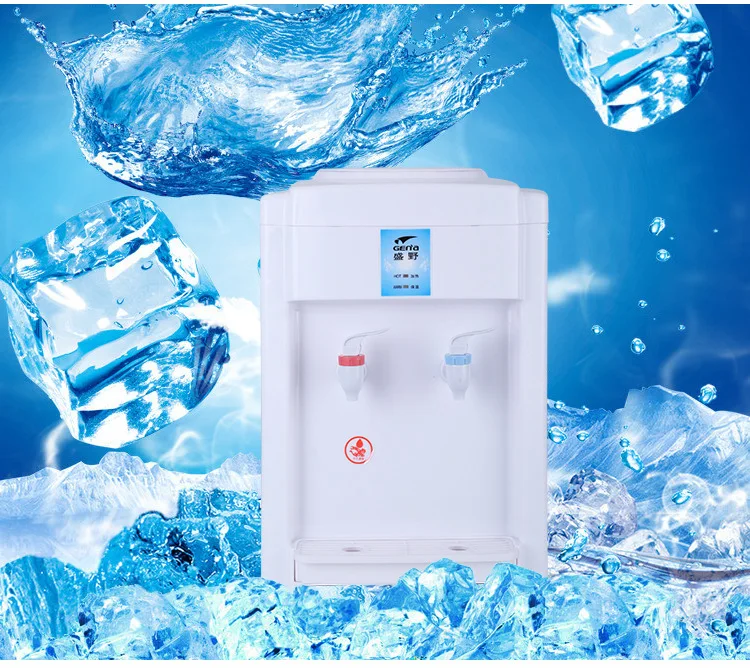 Myteck Desktop Economic 5 Gallon Traditional Design Bottled Water Cold Hot Dispenser With Electrical Cooling Heating Dispensers