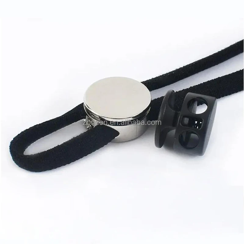 10*15mmWholesale DIY Sewing Kits Down Jacket Cord End Adjustment Rope Lock Alloy Cord Lock Stopper Cylindrical Spring Buckle