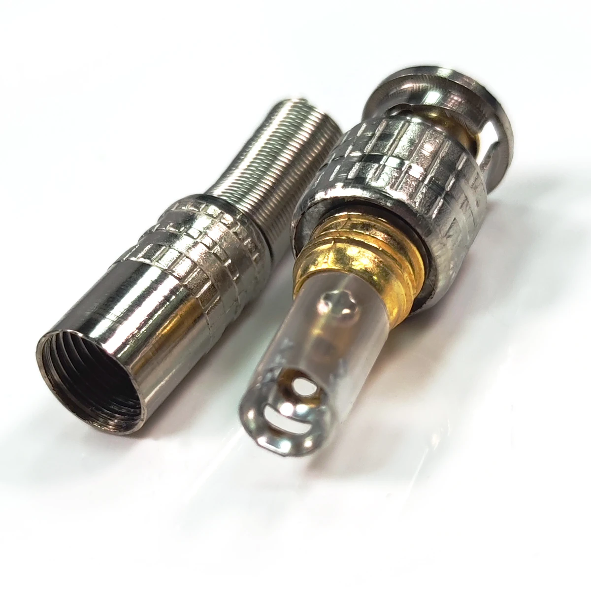 Male RG59 RG6 Coaxial BNC PIN Connector Plug Monitor Male BNC Connector CCTV for RG Coaxial Cable Assemblies connector bnc