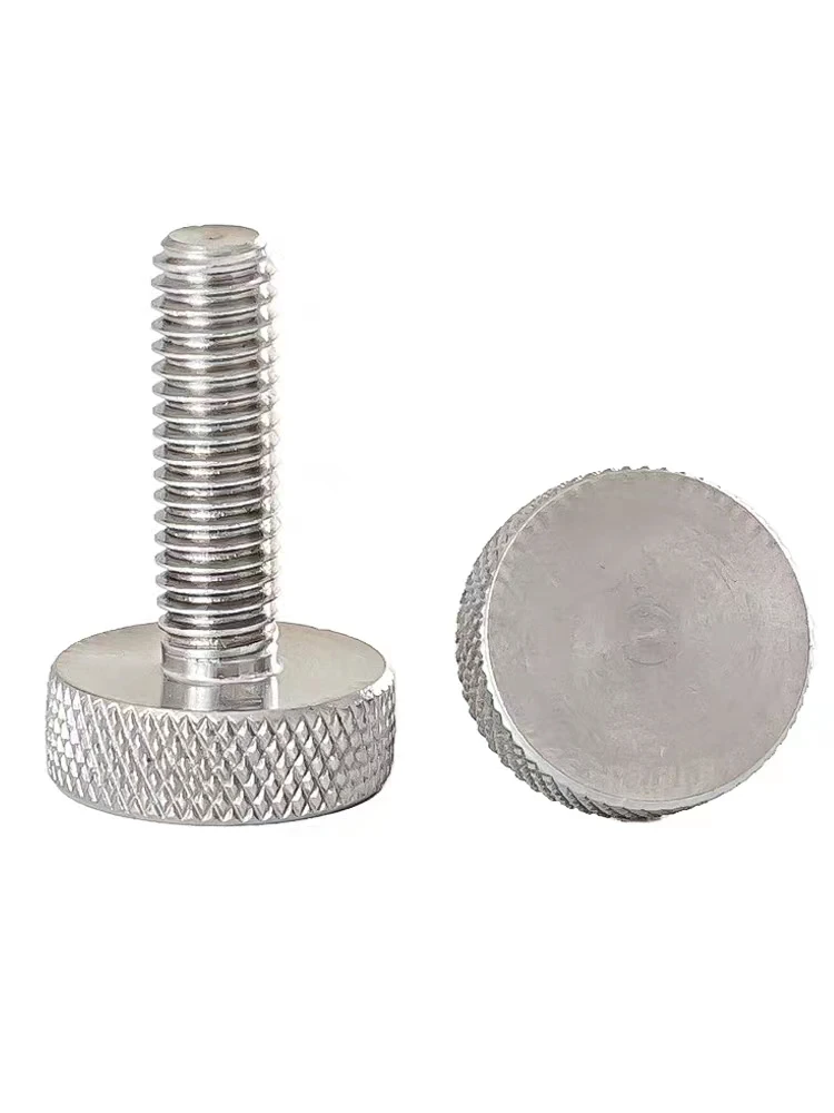 Hot Selling Product Metric Thumb Screw M6 Stainless Thumb Screw Stainless Knurled Thumb Screw Stainless Steel Plain Flat