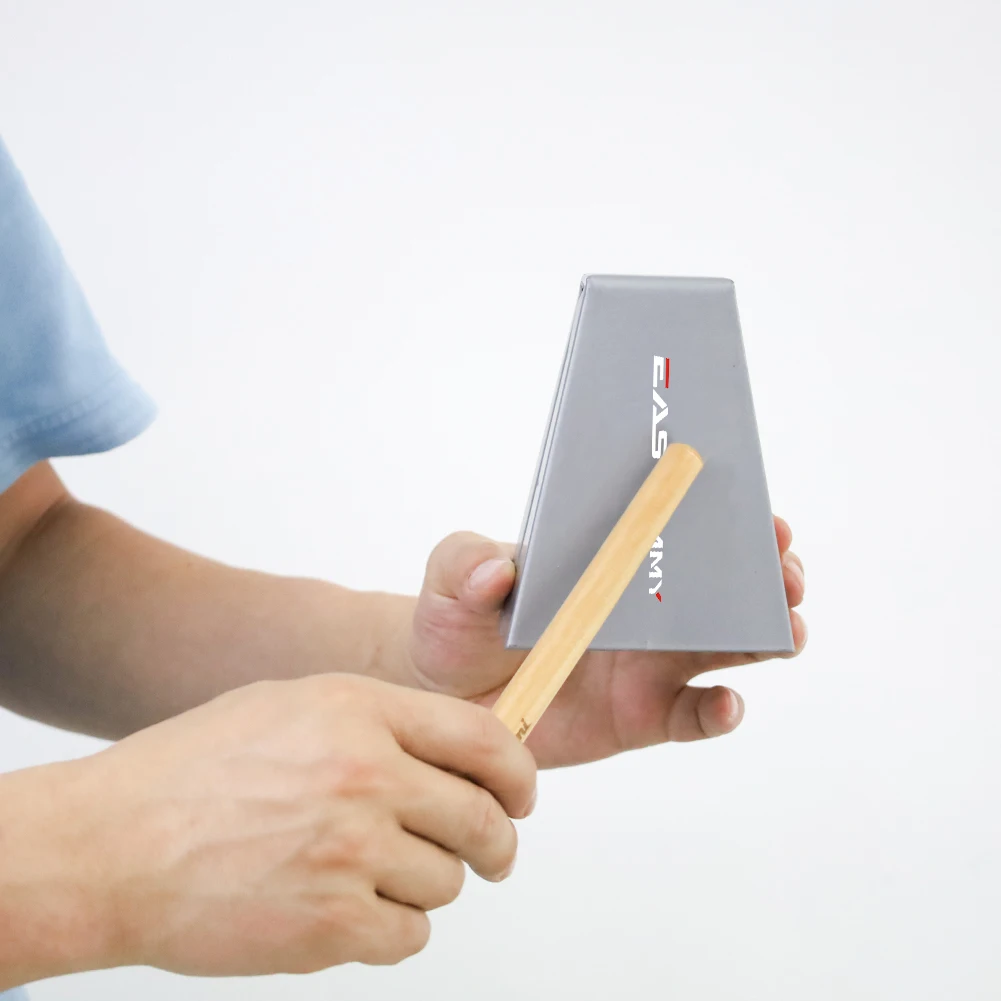 EASTOMMY Cow Bell with Handle Stick,  Cow Bell Metal Steel Noise Maker