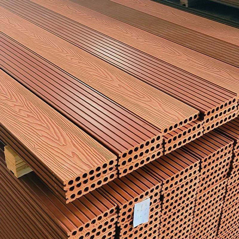Outdoor Wood Deck Boards Flooring Wood Flooring Plastic Composite Decking Board Wpc Weather Proof Board