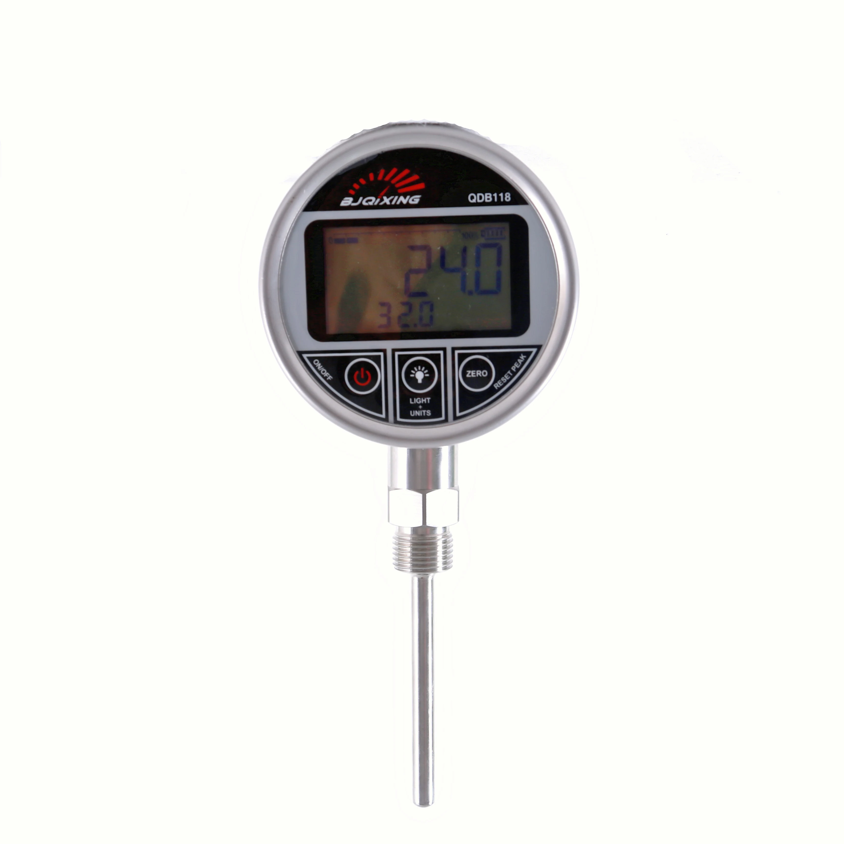 LCD Display PT100 Sensor Digital Temperature Gauge