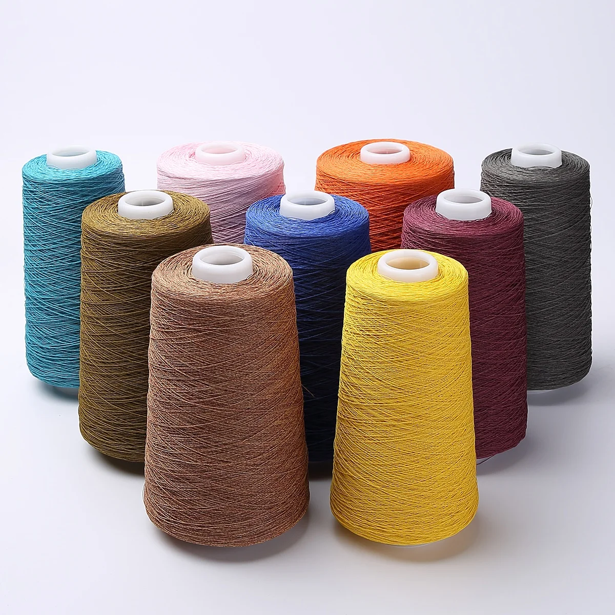 Fabric Sewing Paper Thread Leptonema Threadlet String Filament Thickness Custom Twisted Paper Thread For Handle Rope
