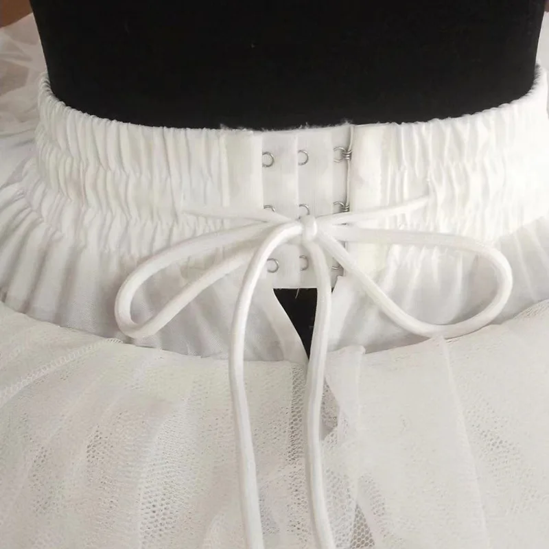 hot sale violence support cloud super fluffy 7 hoops 2 yarn cancan Crinoline Tutu adjustable  prom wedding dress petticoat