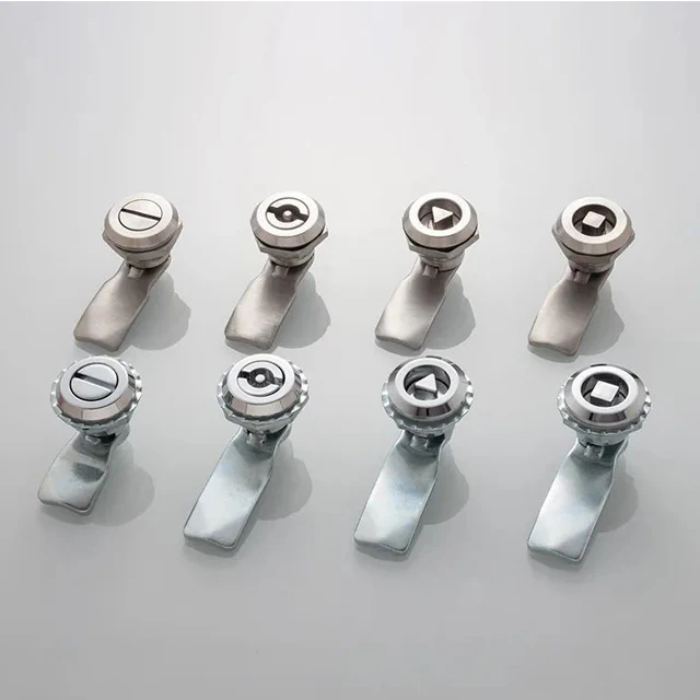 Zinc Alloy Electrical Cabinet Knob Cam Lock Tubular Type Cabinet Cam Latch