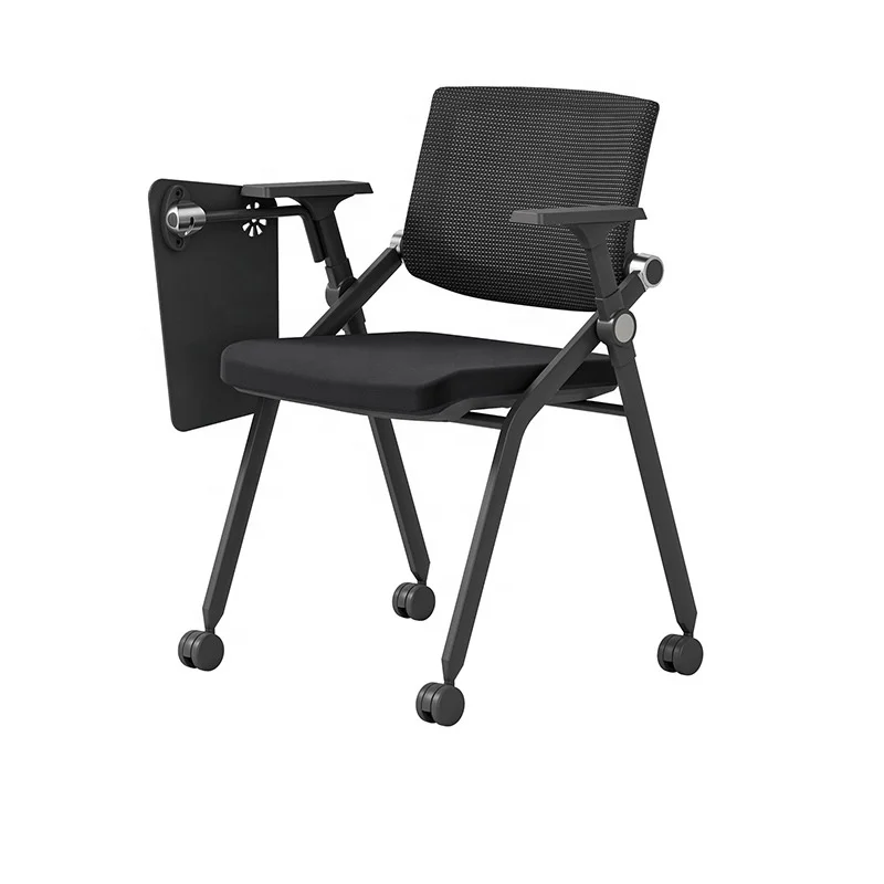 Современный эргономичный офисный Конференц-зал складной стул тренировочный сетчатый с письменной доской