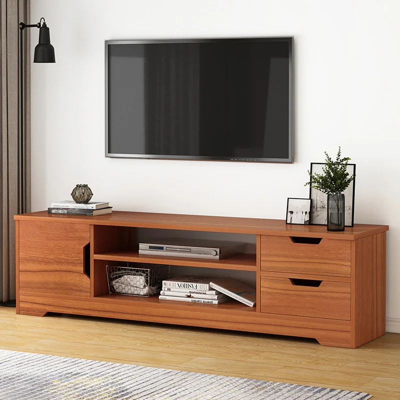 Modern minimalist living room bedroom small apartment simple Nordic TV cabinet coffee table combination set
