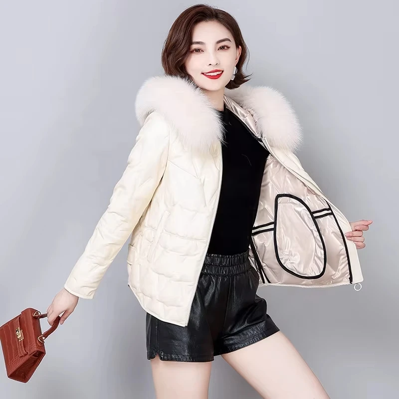 Fur Winter Jacket for Women Plus size Winter Hooded Coat Women Parkas Warm Down Jacket Female Coat Lady