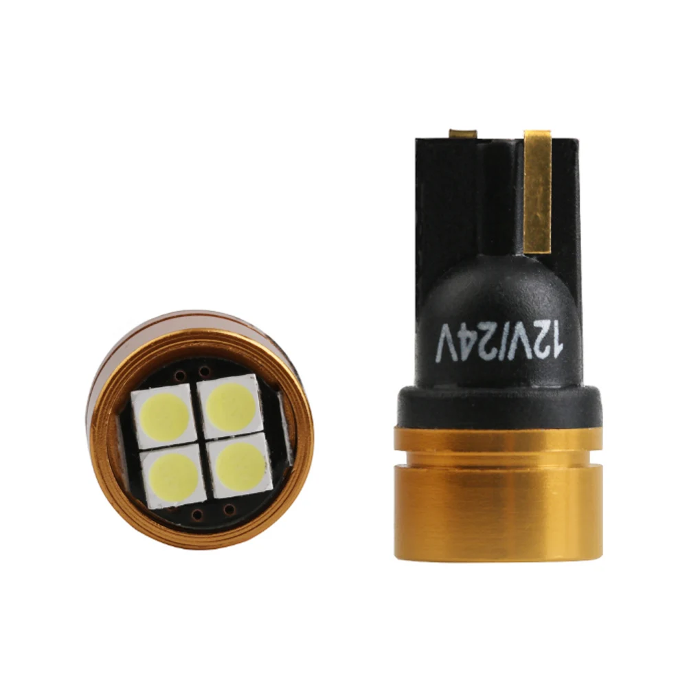 194 Led Bulbs 3030 Chipset T10 168 175 2825 Wedge Car Interior Dome Map Door Courtesy License Plate Lights 6000K