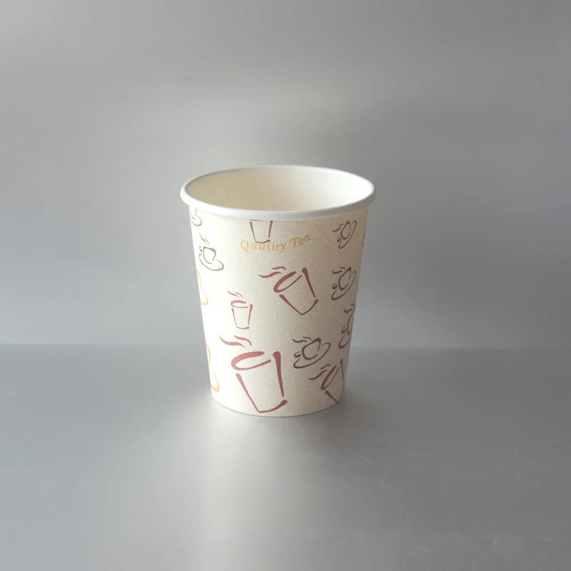 12oz Disposable Custom Printed Single Wall Paper Cup Coffee