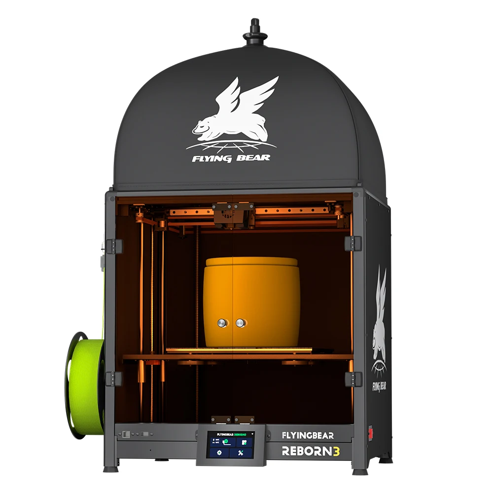 FLYINGBEAR Reborn 3 настольный 3D-принтер 500 мм/с высокоскоростная гладкая поверхность 300*300*350 мм автоматическая машина для выравнивания