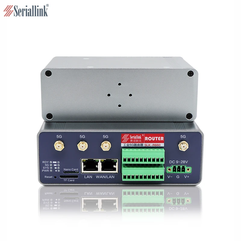industrial 4G router Unlocked 4G LTE Modem Router with SIM TF Card  Slot and with  RS232 RS485 serial ports