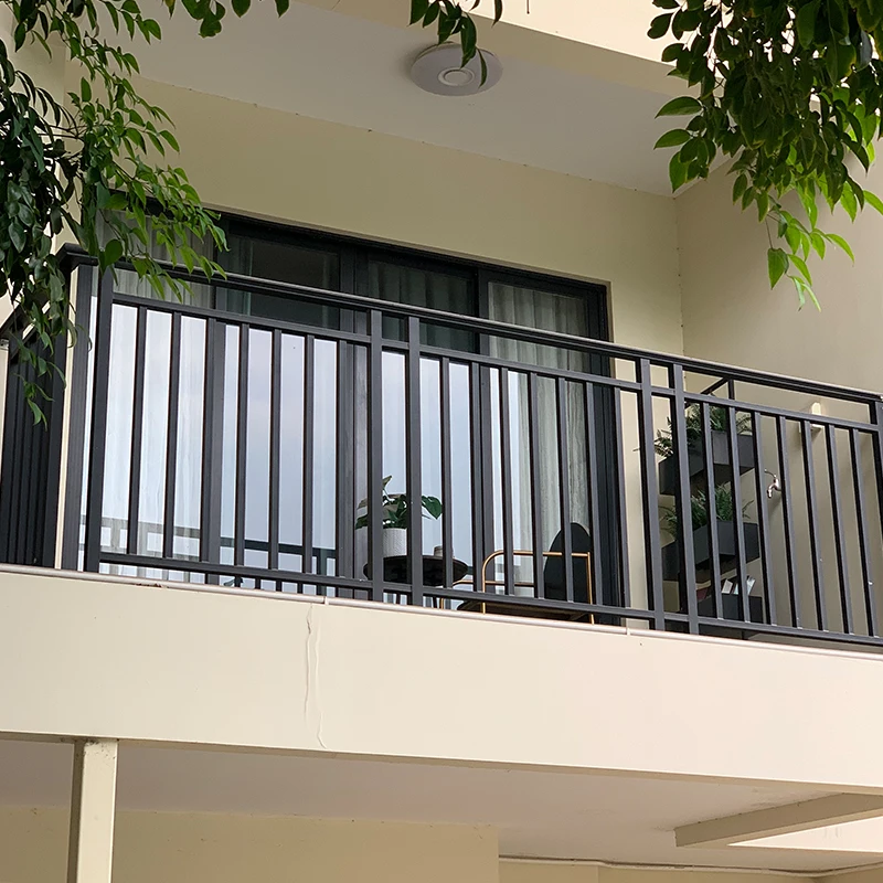 Modern Railing Balustrades Handrails Fence Designs Tempered Laminated Glass Balcony Accessories Aluminium Spigot Clamp Post
