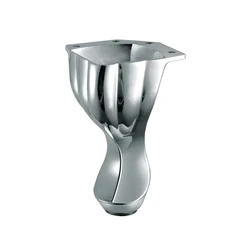 Luxury Design Zinc Alloy Cup Shape Furniture Accessories Polishing Metal Sofa Chair Legs Cabinet Feet for Bed