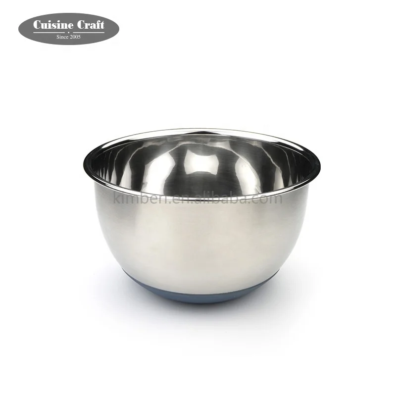 Wholesale food grade stainless steel mixing bowls copper coating salad bowl