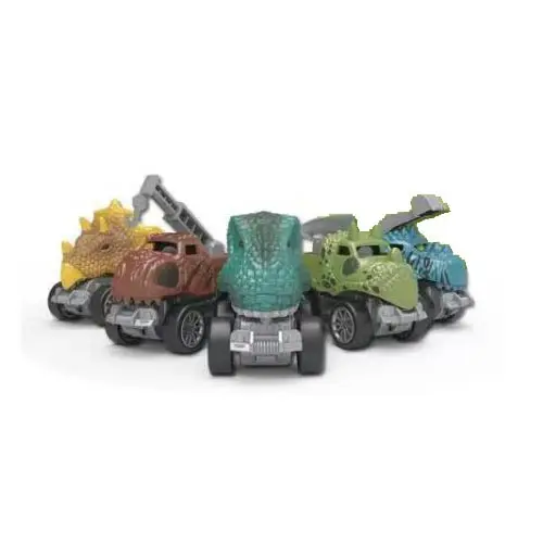 Dinosaur Engineering Construction Vehicle  Mini Friction Toy Racing  Small Dinosaurs Stunt Realistic Truck Toys Car