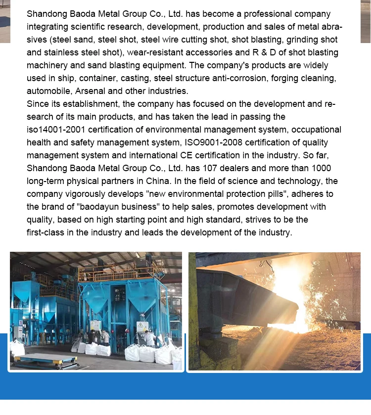 Steel structure steel wire shot 2.0mm shot