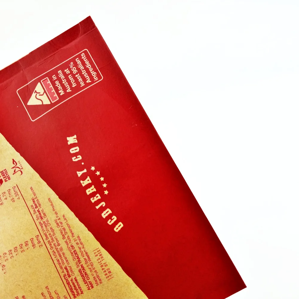 Custom Print Packaging Matte Barrier Food Grade Zip Ziplock Aluminum Foil Recyclable Standing Pouch Biodegradable Kraft Doypack