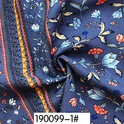 Bohemian Style kain modal tissus floral print 100% Rayon viscose challis Print fabric