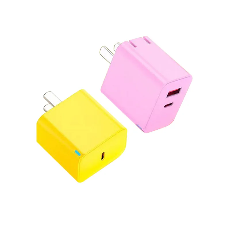 20W Fast Charging QC3.0 Type C Foldable Plug PD Phone Charger For Samsung Smart Watches