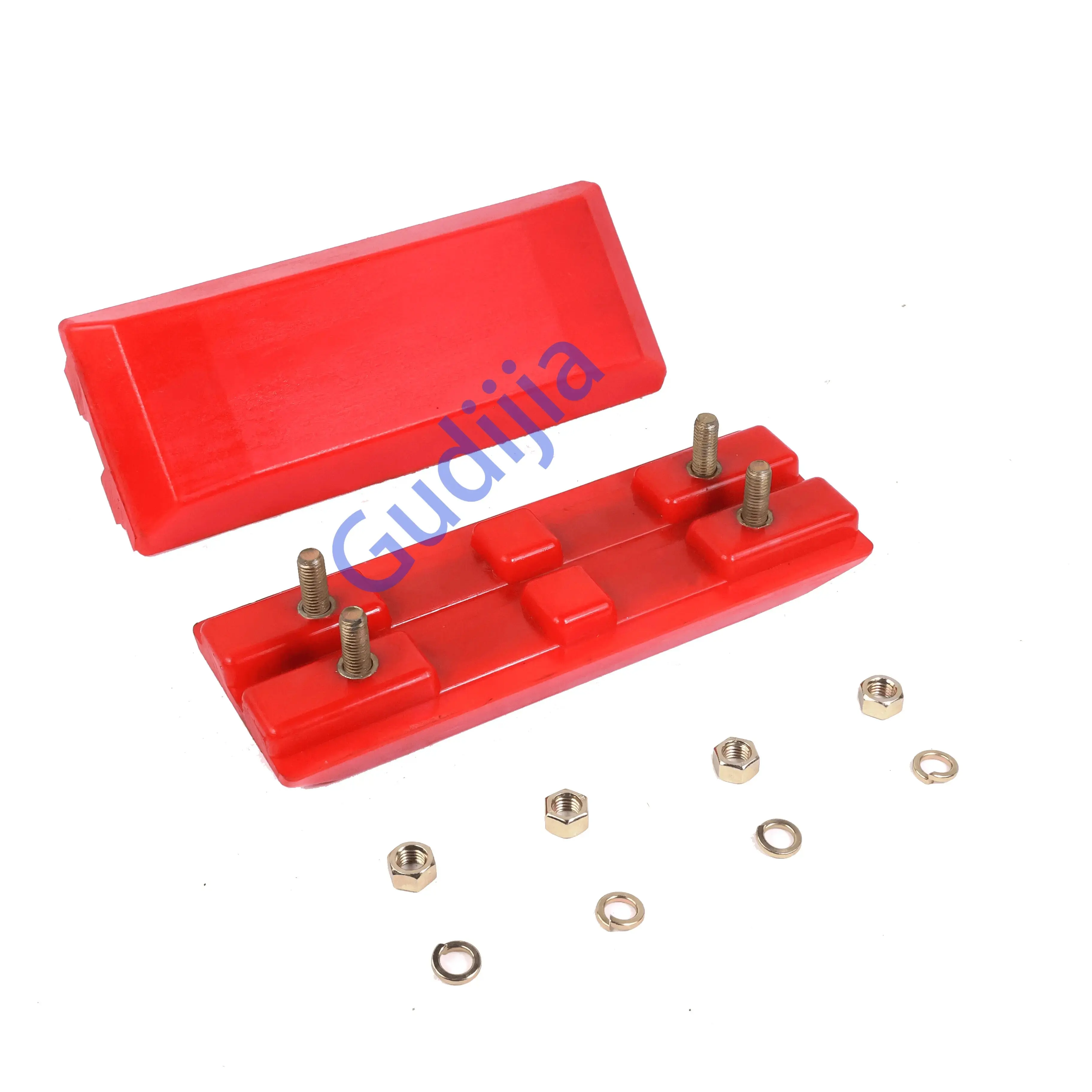 Colorful Rubber Plate Track Shoe for Tracked Pavers Rubber Track Pads for BF700