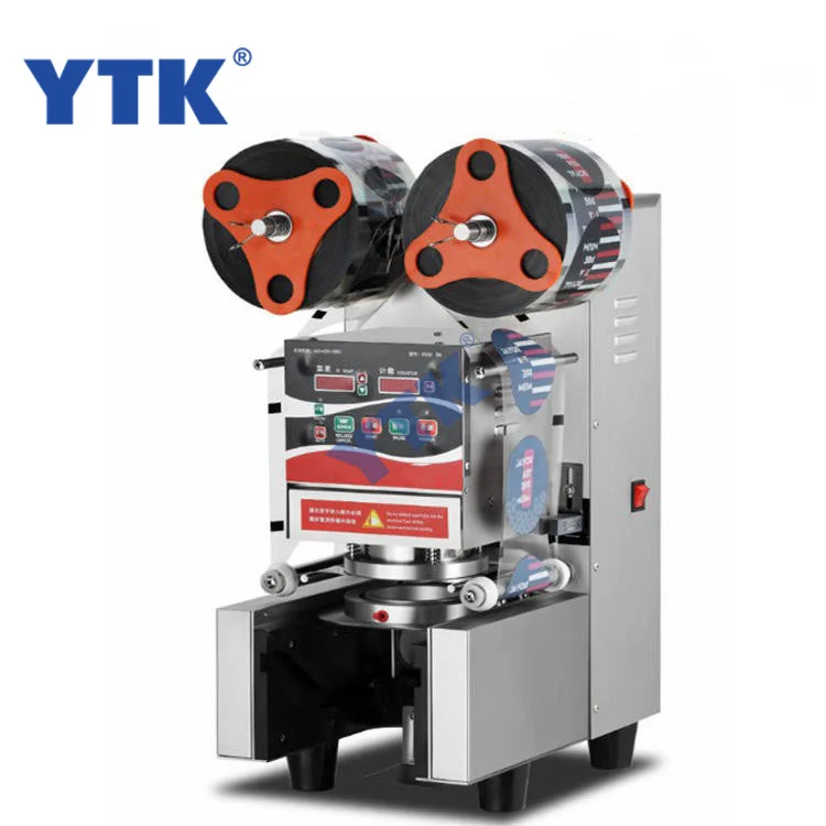 Stainless Steel New Popular Bubble Tea Cup Sealing Machine With LCD Screen For bubble Tea Pearl Making Machine Cup Sealing