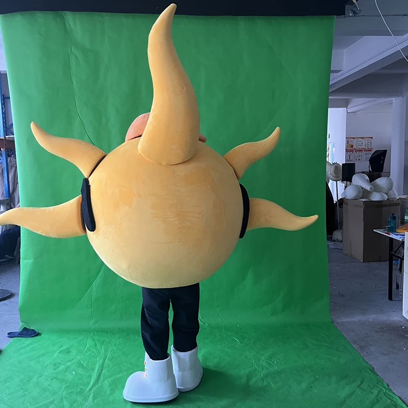 New Popular Adults Large Size Lovely Yellow Tentacle Plush Cartoon Animal Character Mascot Costume Custom Design For Christmas